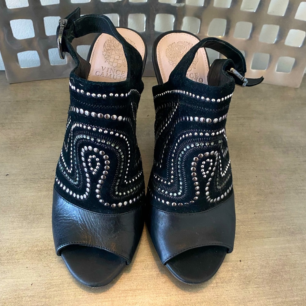 Womens Vince Camuto Black Heels Size 9